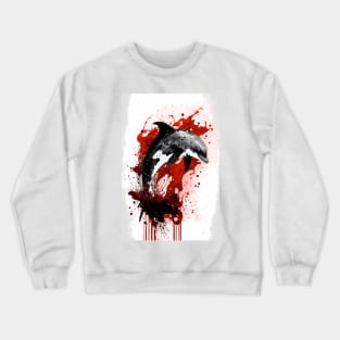 Portrait of a Dolphin Crewneck Sweatshirt